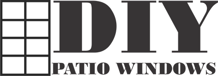 image shows DIY Patio Windows logo